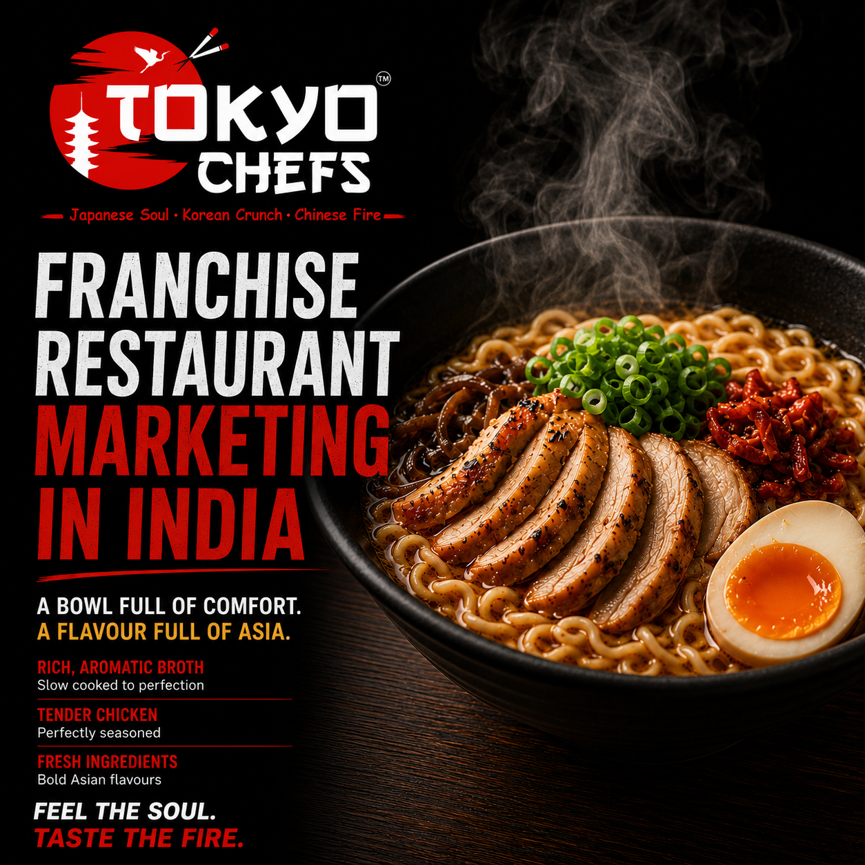 Restaurant Branding in India: Why Tokyo Chefs Can Stand Out as a Powerful Modern Asian Fusion Brand